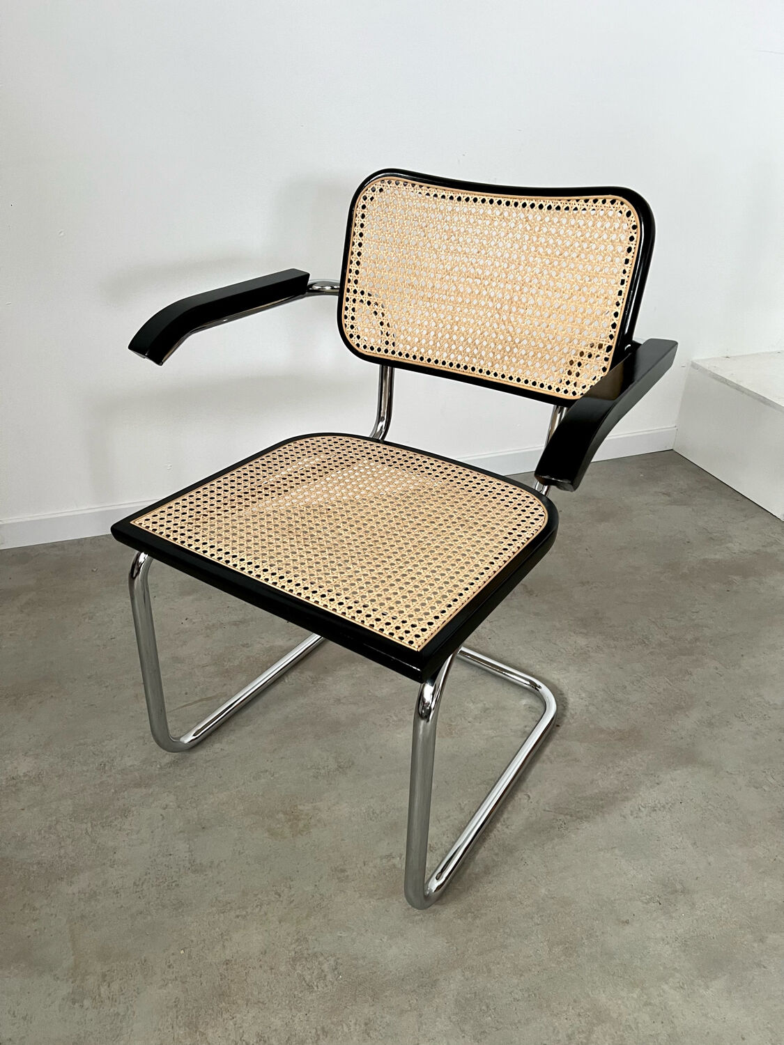 Old armchair Cesca B64 design Marcel Breuer 1970 Made in Italy