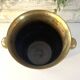 Rare French Art Nouveau Cloisonne Brass Champagne Cooler with Orchid E