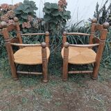 Pair of Charles Dudouyt armchairs 1940