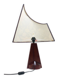 A pair of post-modern Missoni table lamps by Massimo Valloto, Italy, 1980s.