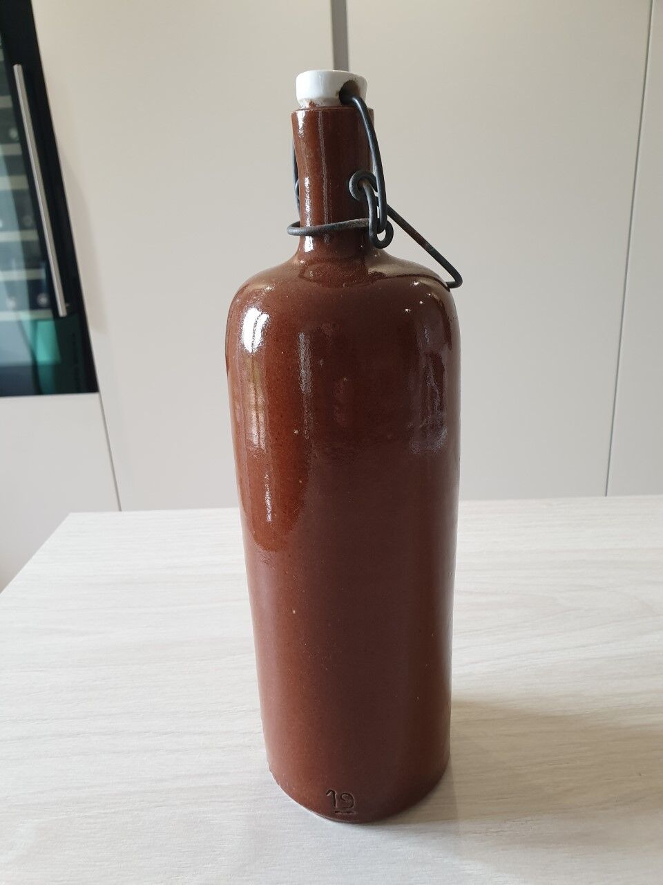 Old sandstone bottle