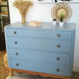 Vintage dresser with folding mirror 1950