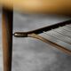 Low Mid-Century Danish Modern Teak Hyggebord 55 Coffee Table with shelf