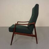 Organic Teak Armchair by Hartmut Lohmeyer for Wilkhahn, 1960s