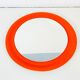 Miroir mural circulaire rouge 45x45cm Allemagne années 1970