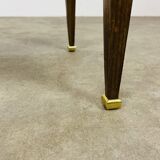 Art Deco mirror and brass bedside table