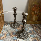 Pair of Art Nouveau Candlesticks