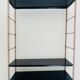 Modular vintage wall shelf, metal and brass circa 1960s