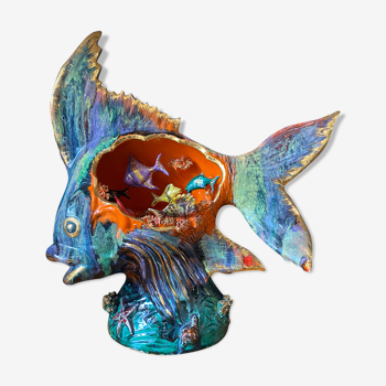 Lampe Vallauris poisson