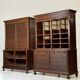 2 x oak filing cabinets ca. 1900