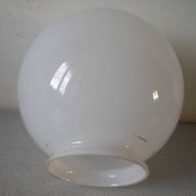 Old globe lampshade ball sphere glass lamp chandelier lighting fixture n°06/11B
