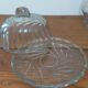 Cheese or dessert glass tray with bell