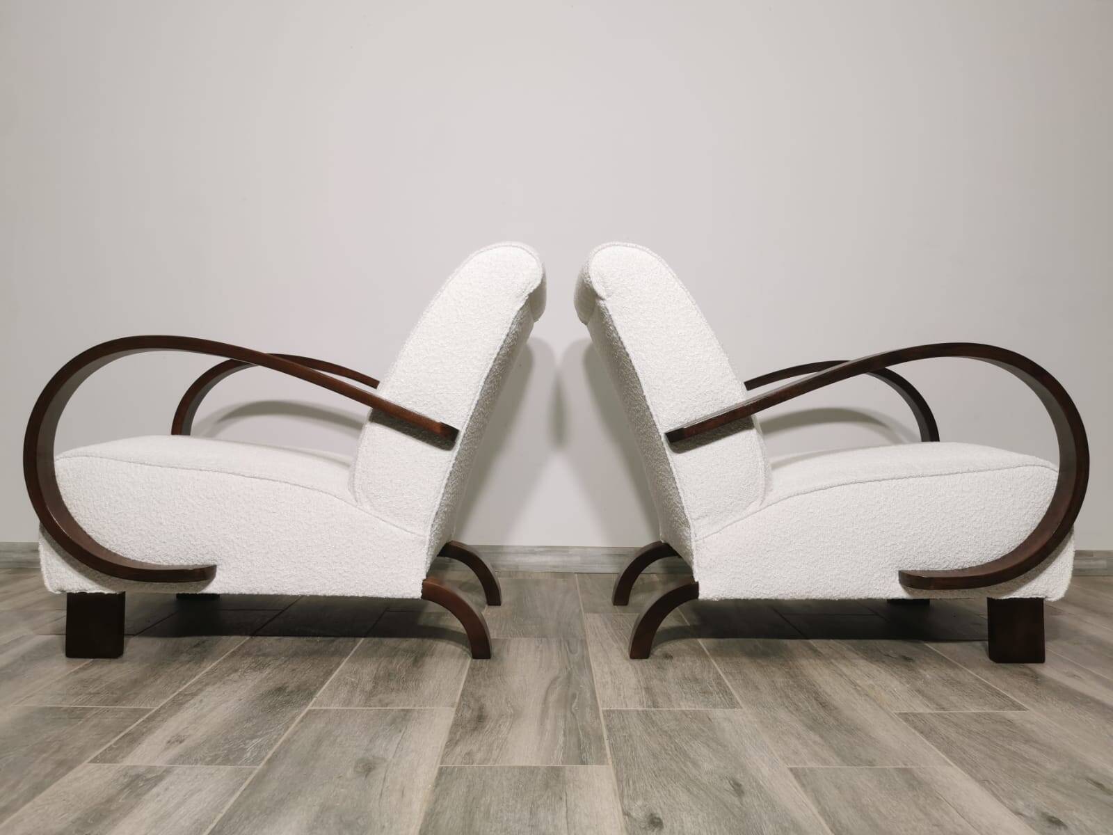 Armchairs by Jindrich Halabala, 1940s