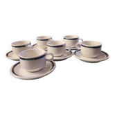Service de 6 Tasses à café
