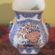Vase, porcelain potiche from Gien, antique Gien.