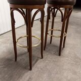 Pair bar stools Hindermann Wellereau