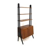 Scandinavian teak bookcase, Sweden, 1950