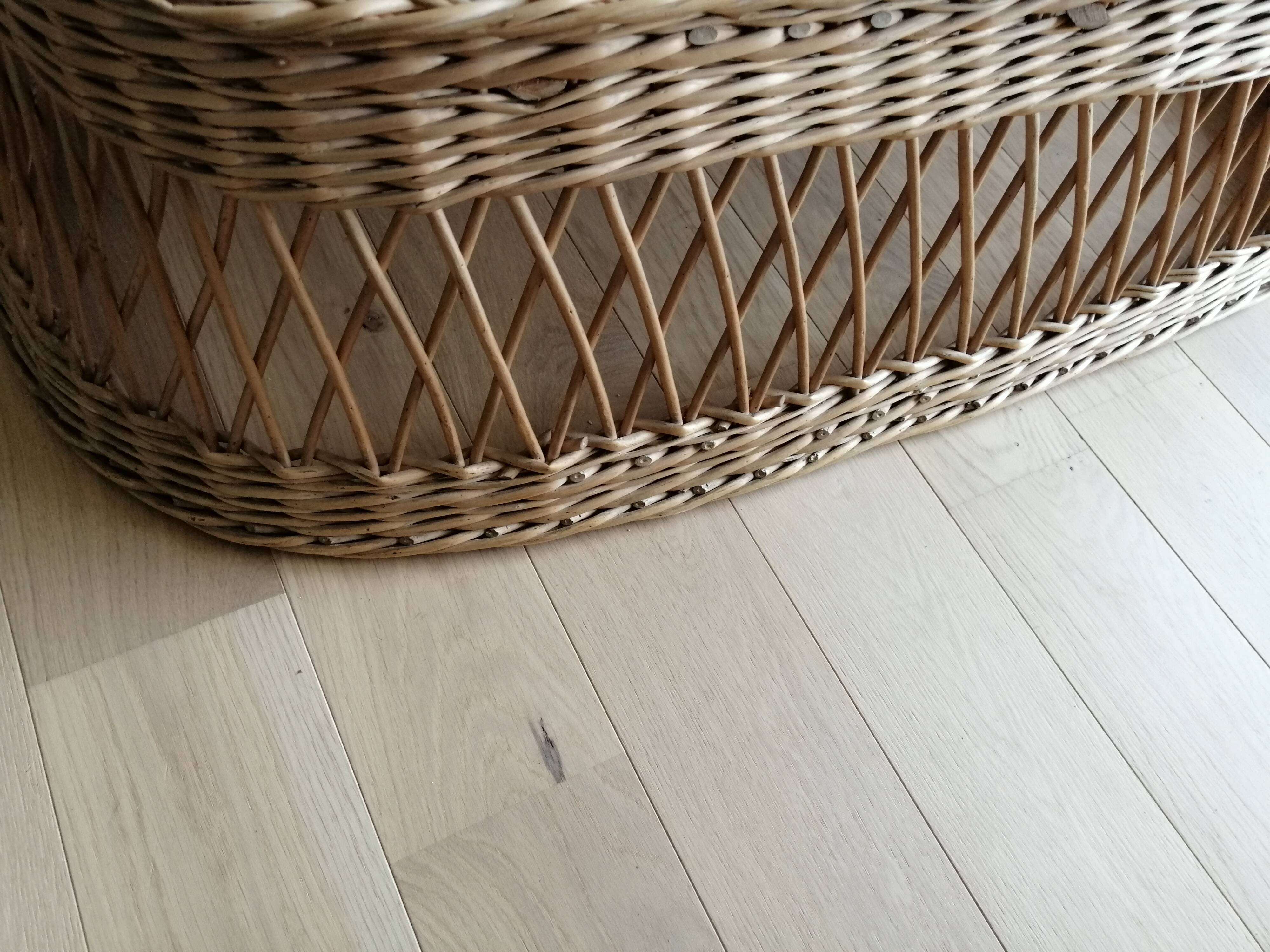 Rattan bench