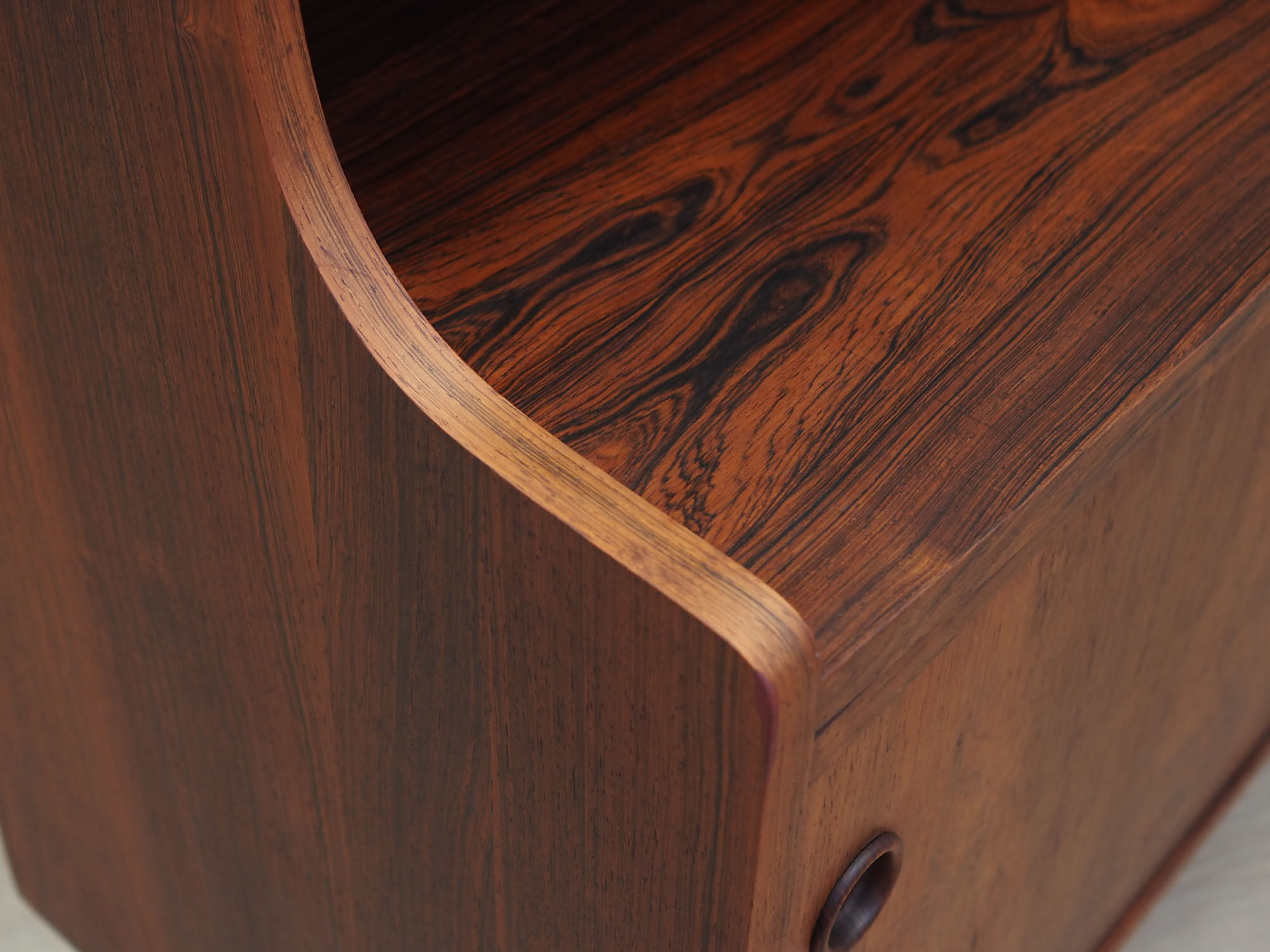 Rosewood bookcase, Danish design, 1960s, designer Johannes Sorth, production Bornholm