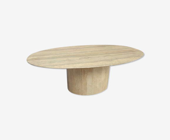 Table basse travertin 1970