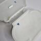 Set of two table planters in white porcelain "Capodimonte"
