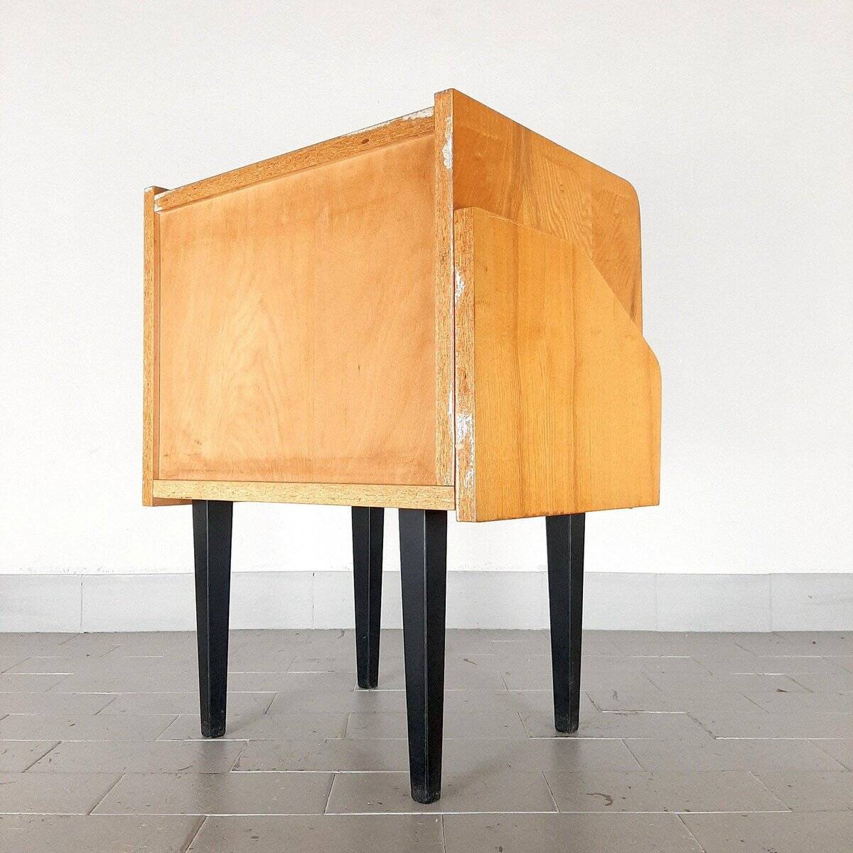 Polish bedside table from the mid-century, 1970s.