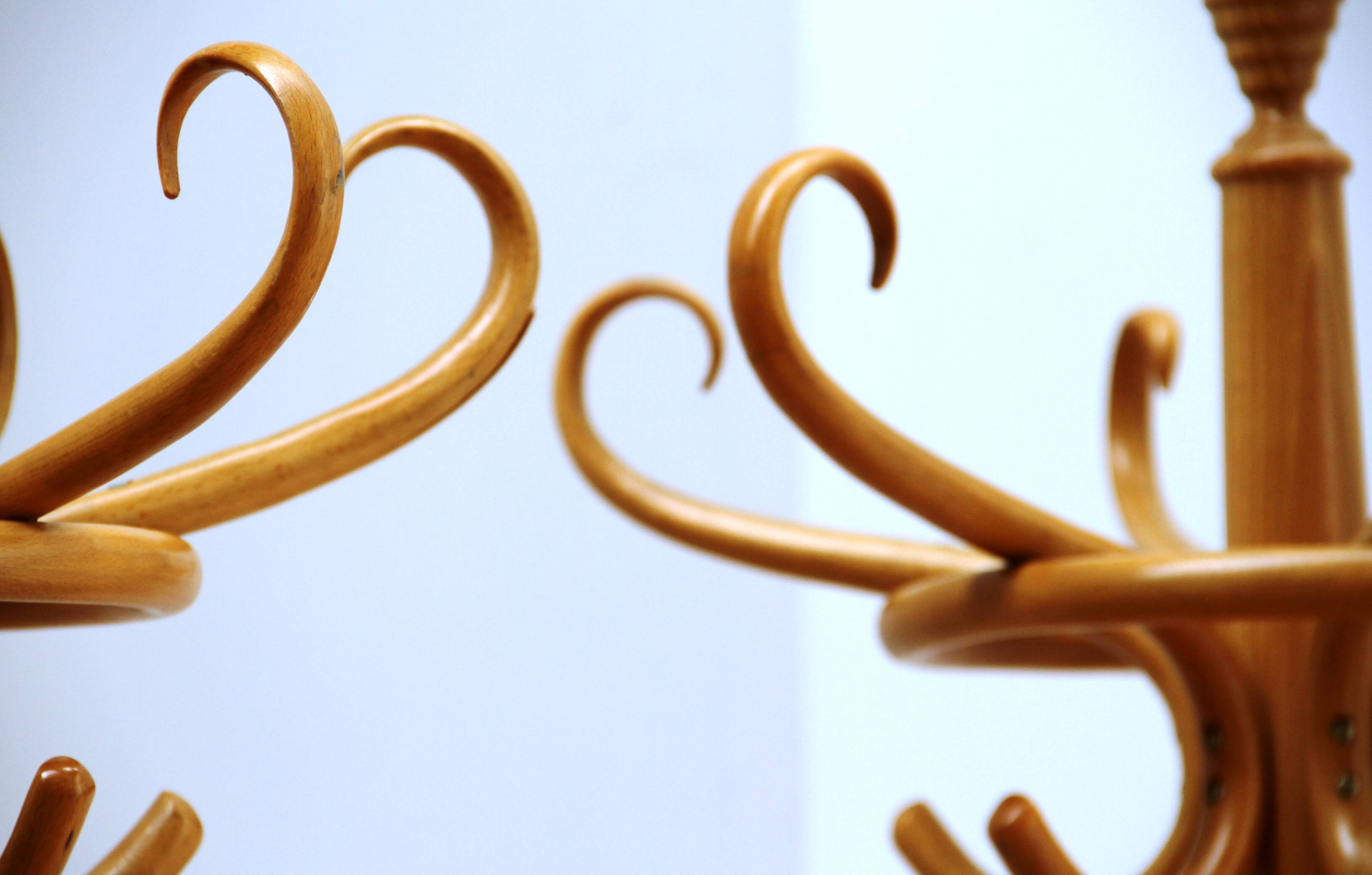 Vintage parrot coat rack