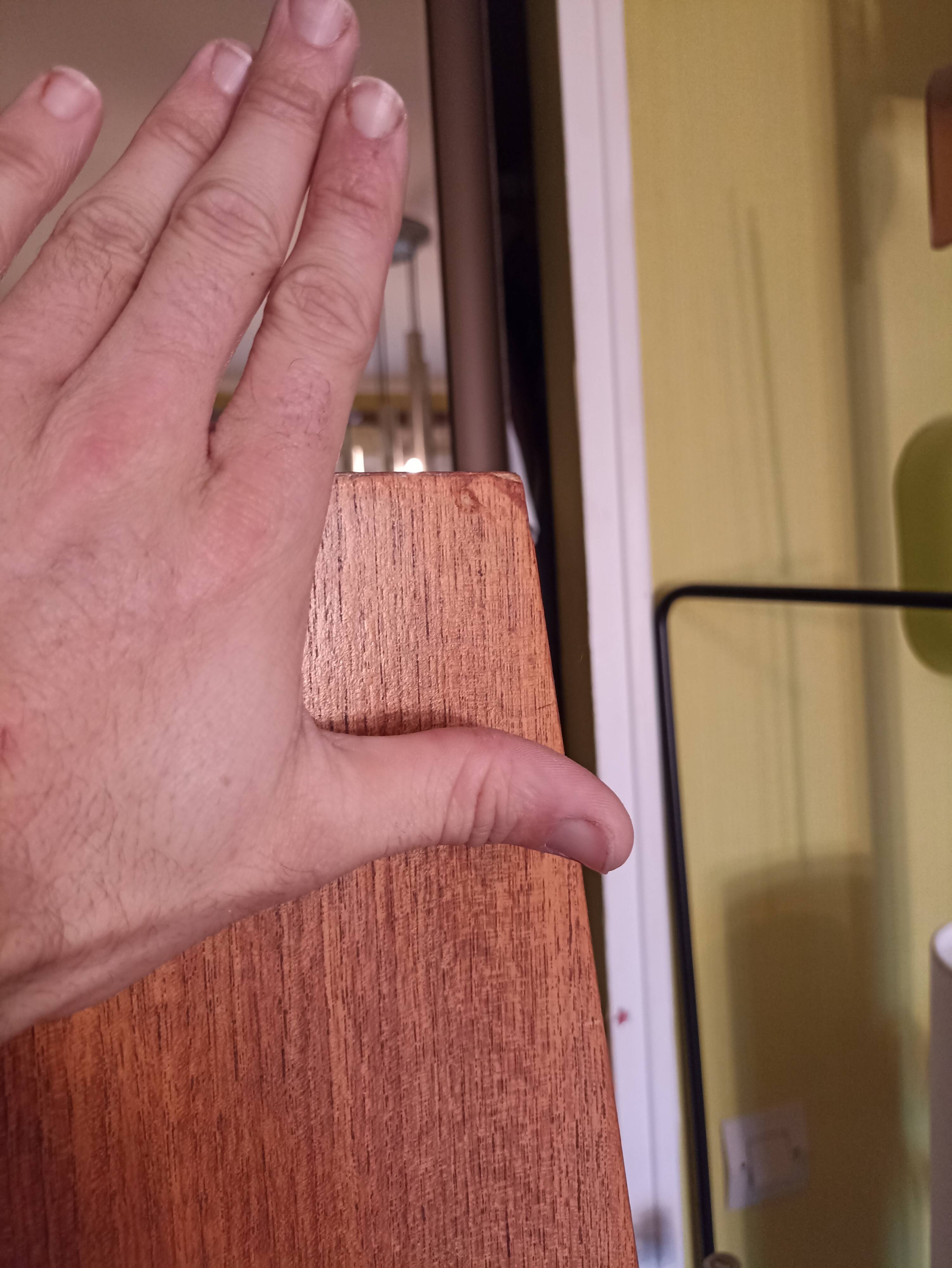 Huge shelf library Swedish desk teak, string.