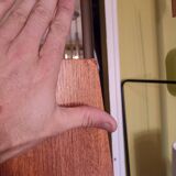 Huge shelf library Swedish desk teak, string.