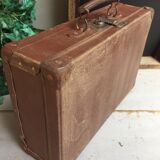 Brown suitcase