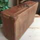 Brown suitcase