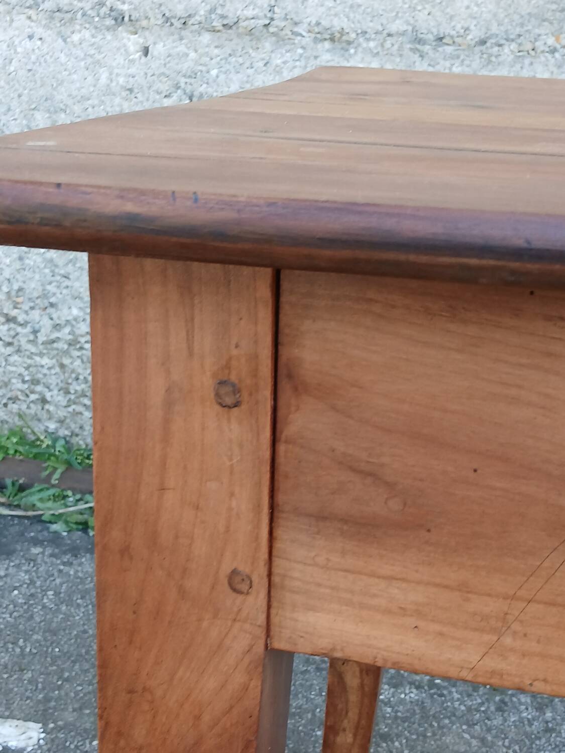 Antique desk in cherry wood