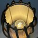 Vintage rattan lamp, 60s design
