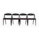 Lot de 4 chaises en palissandre, design danois, années 1970, Kai Kristiansen