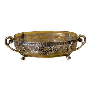 coupe en métal argenté