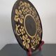 Dauphiné dish vintage in glazed terracotta Gaetana Vine decoration