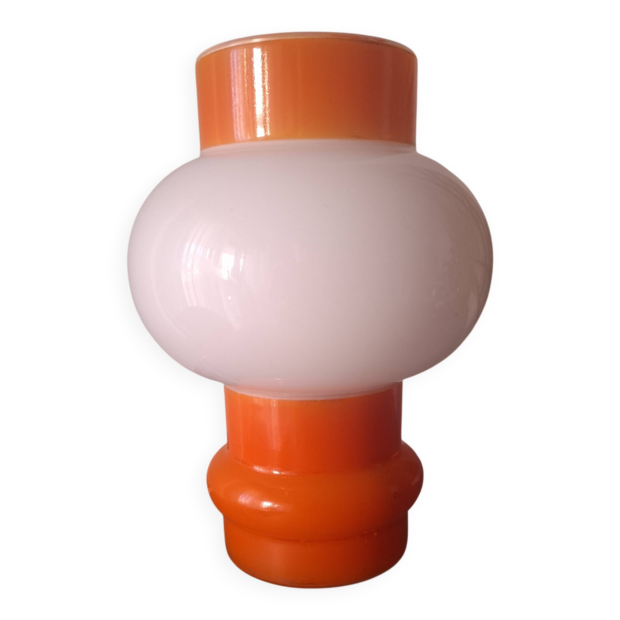 Lampe en opaline annees 70's