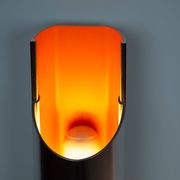 Pair of vintage Danish wall sconces Pandean by Bent Karlby, Lyfa, 1960s
