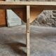 Set of 2 antique French poplar benches, consoles or shelves, circa 1900.