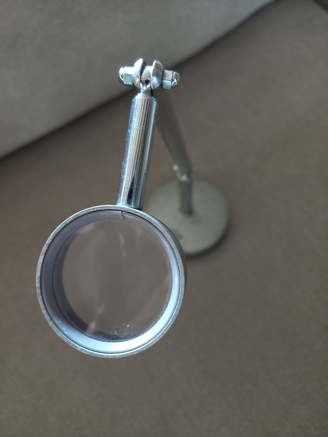Optico Vintage articulated floor workshop magnifier
