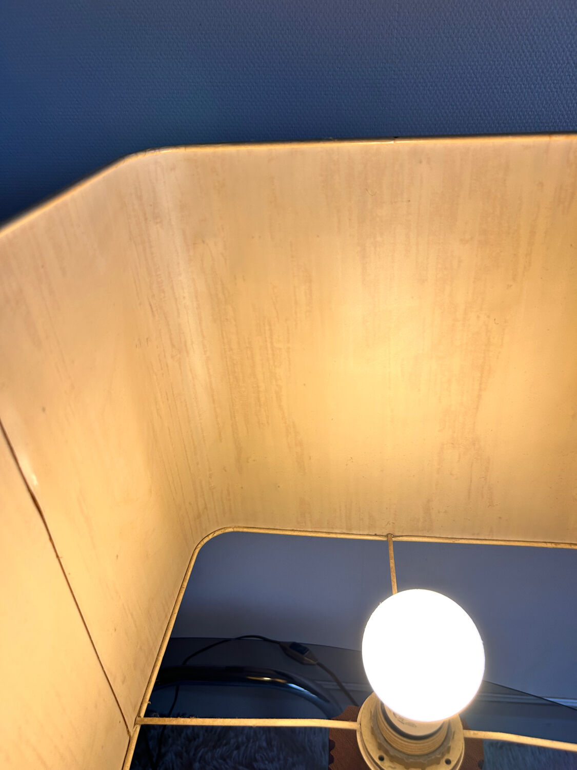 Scandinavian 70s wooden lamp