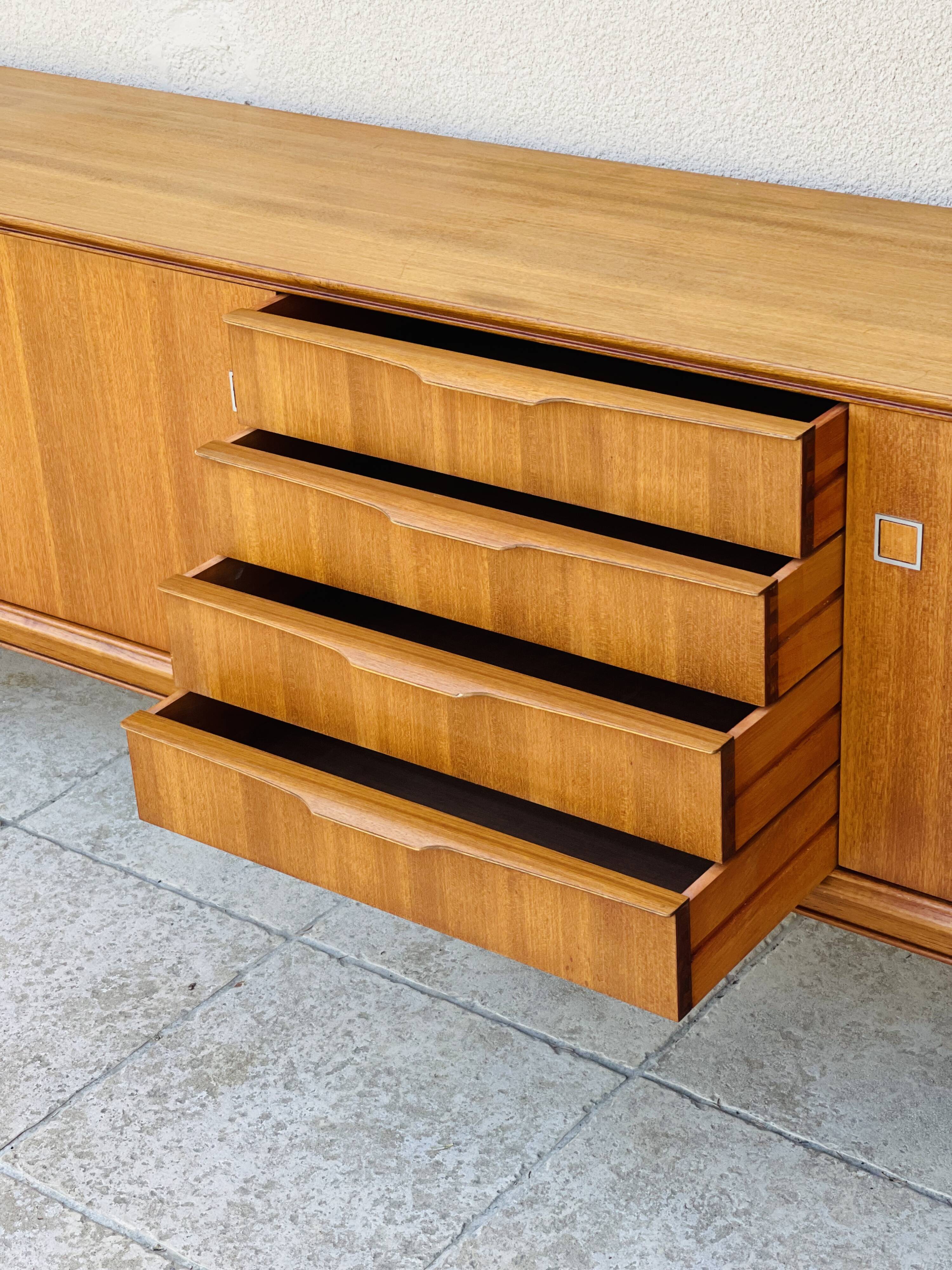 Scandinavian teak row