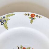 Plate with colorful flowers Onnaing