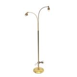 Scandinavian metal floor lamp, Sweden, 1950