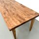 Table de ferme vintage en peuplier