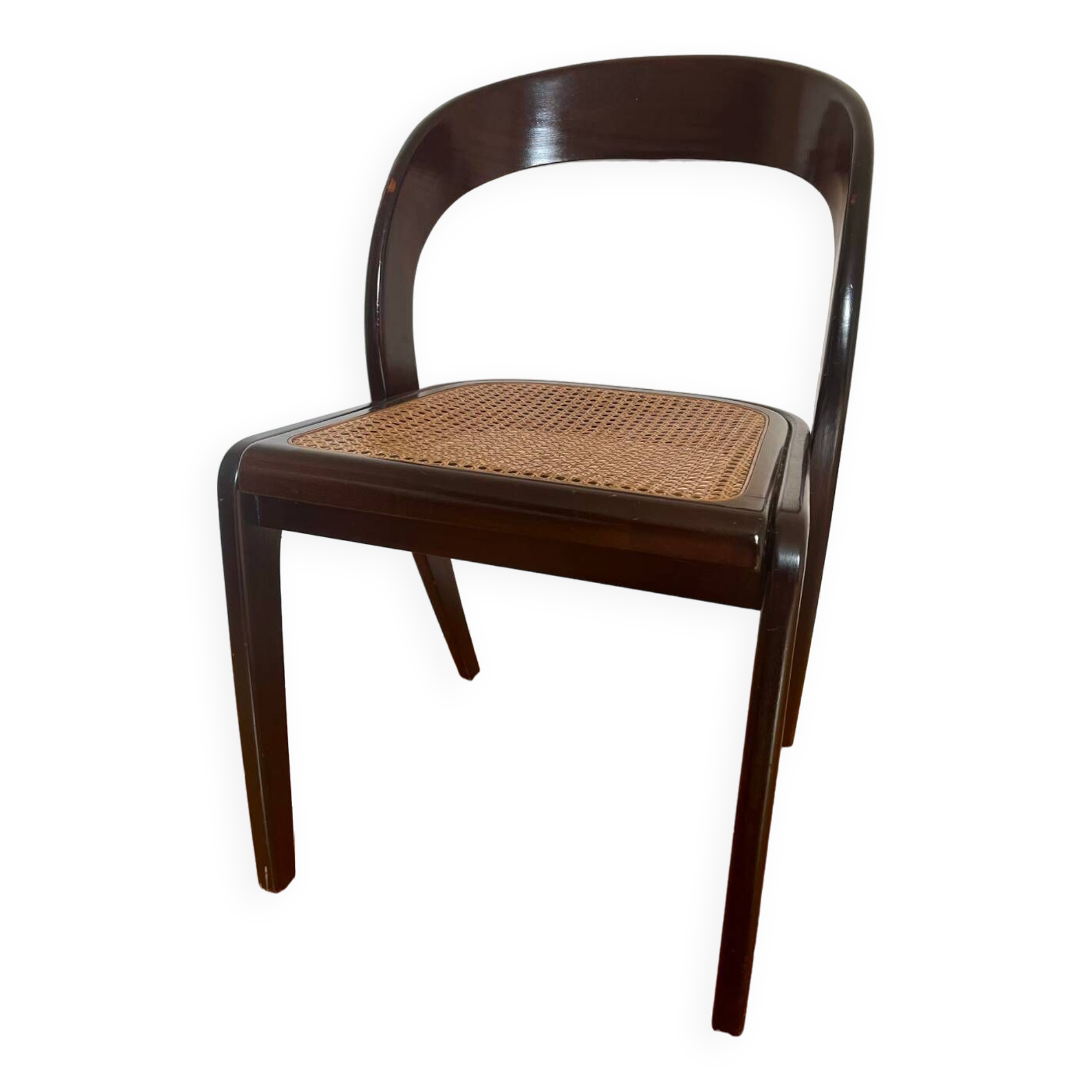 Baumann caned gondola chair