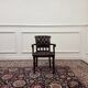 Ensemble de chaises de bureau anglaises bordeaux