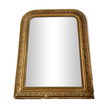 Antique Louis Philippe mirror 65 x 49cm