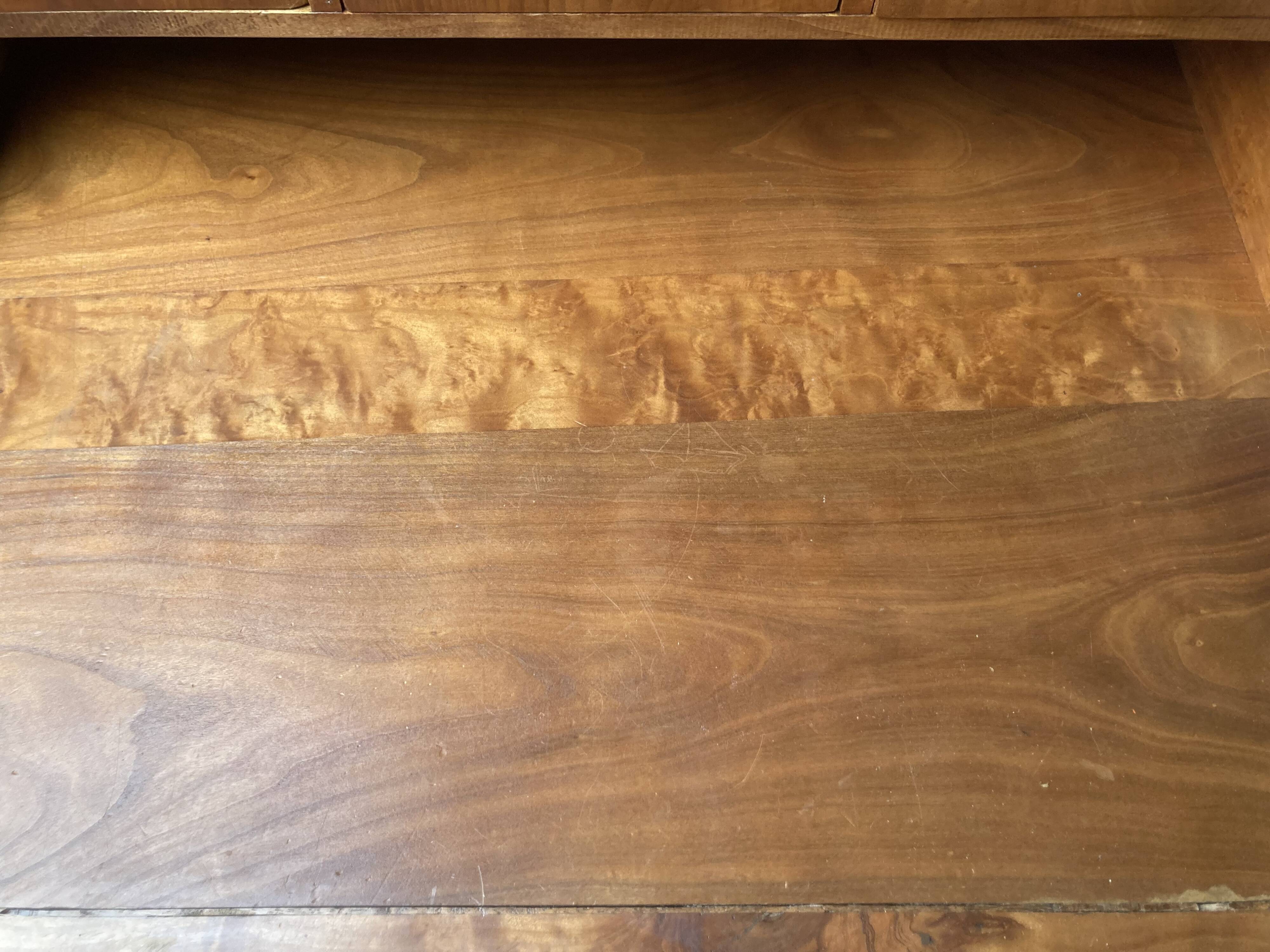 Small antique desk with a tiered design – solid wood – Louis-Philippe style / 19th century