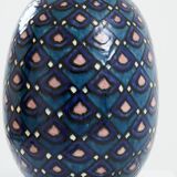 Large Art Deco vase in enameled ceramic signed Paul Jacquet 1930